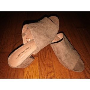 CHRISTIAN SIRIANO BLOCK HEELS